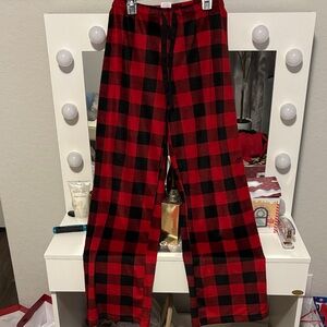 Stars Above Red and Black Plaid Lounge Pants. Like new